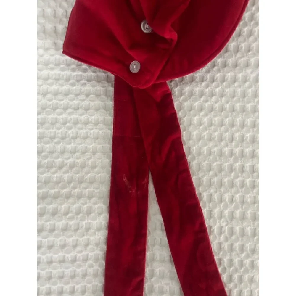 Beaufort Bonnet Co Red Velvet Hat XS
